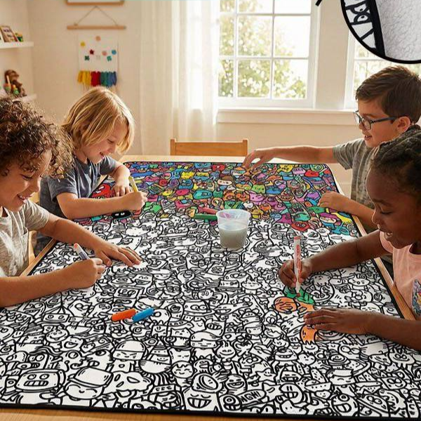 Washable Coloring Blanket