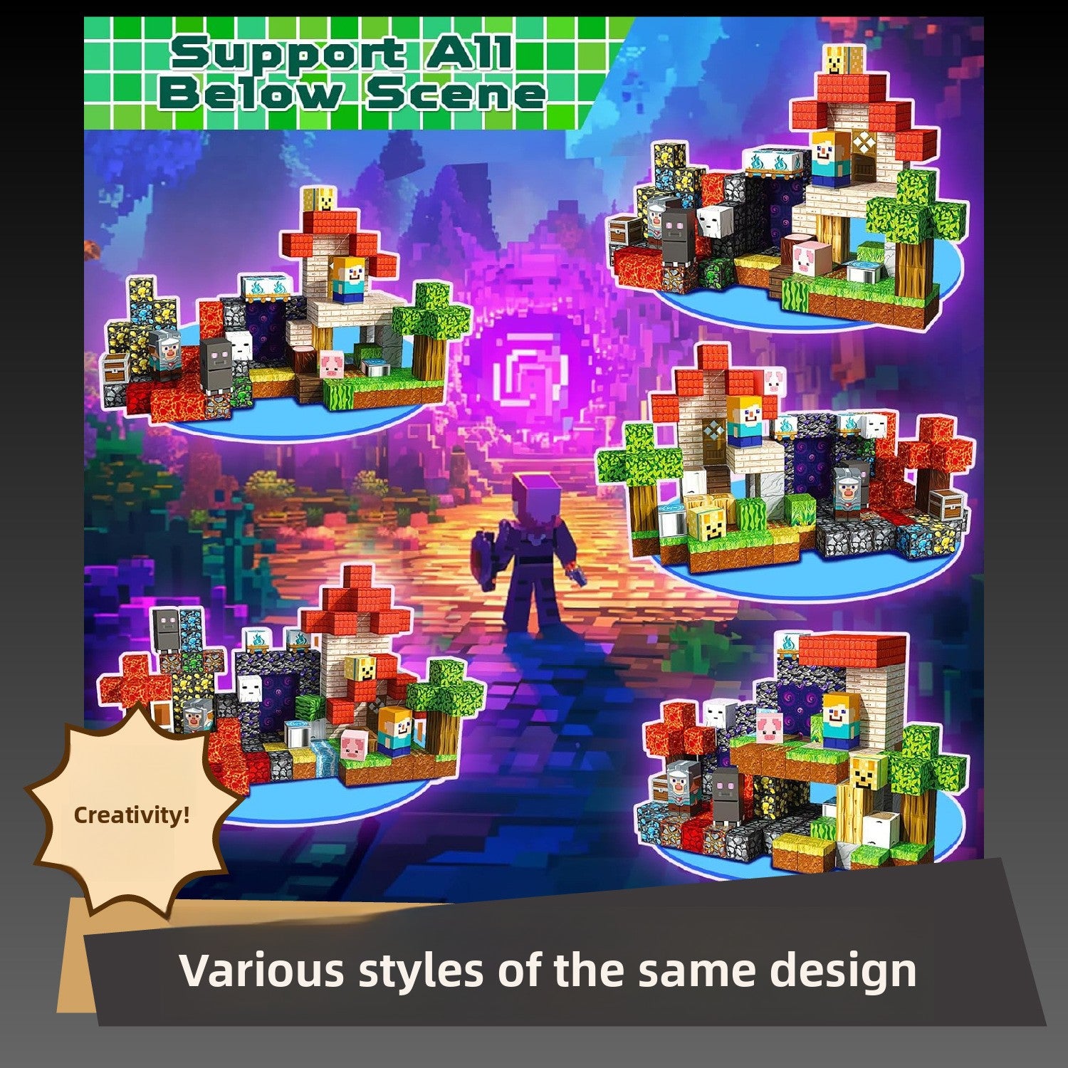 Minecraft Magnetic Building Blocks