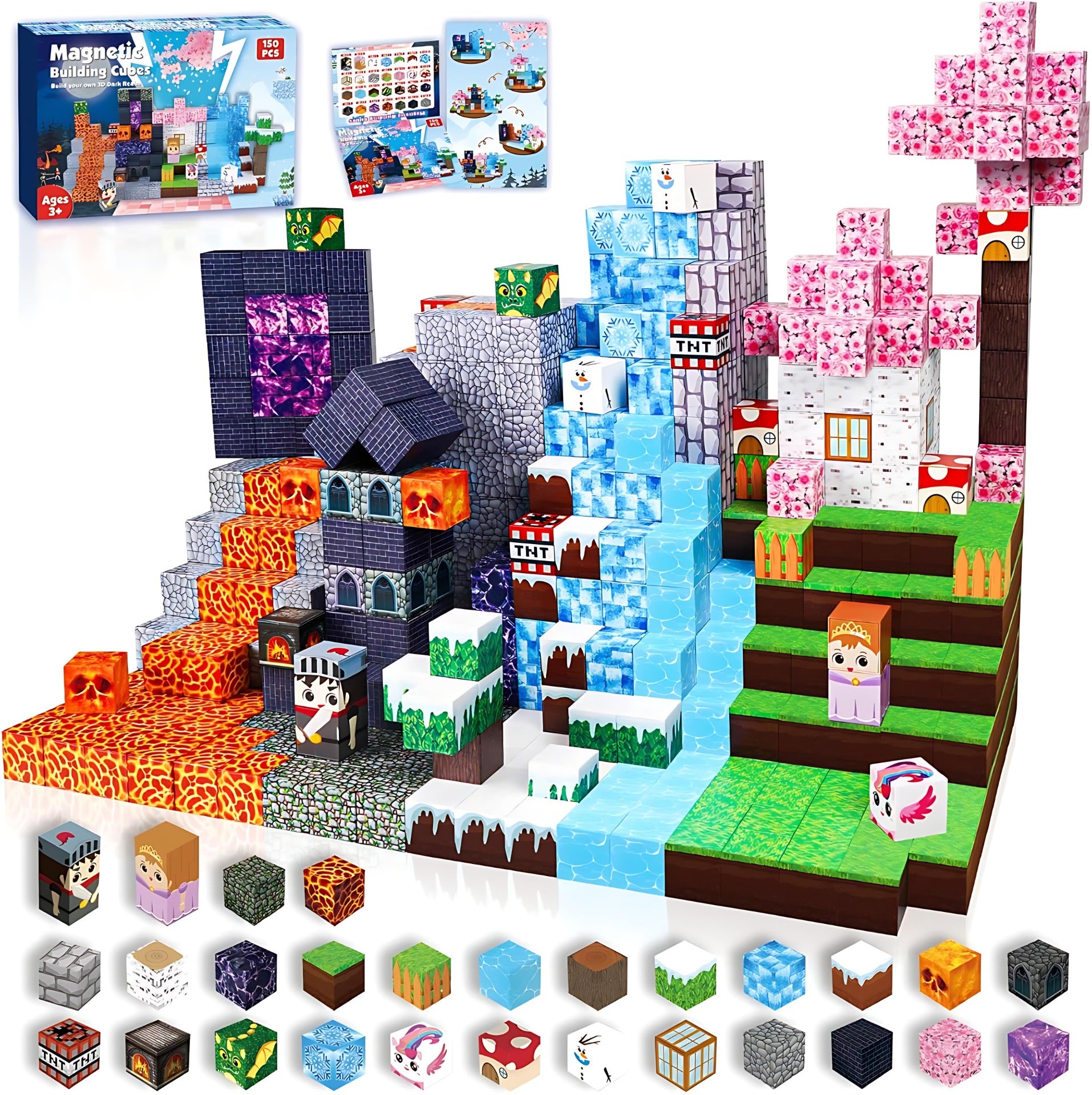 Minecraft Magnetic Building Blocks
