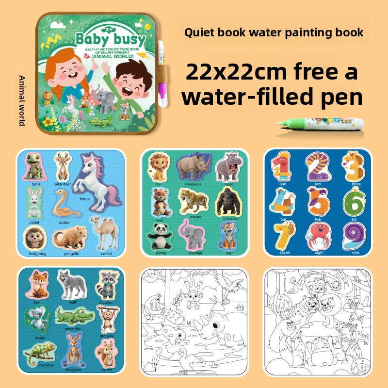 Reusable Magic Water Painting Book