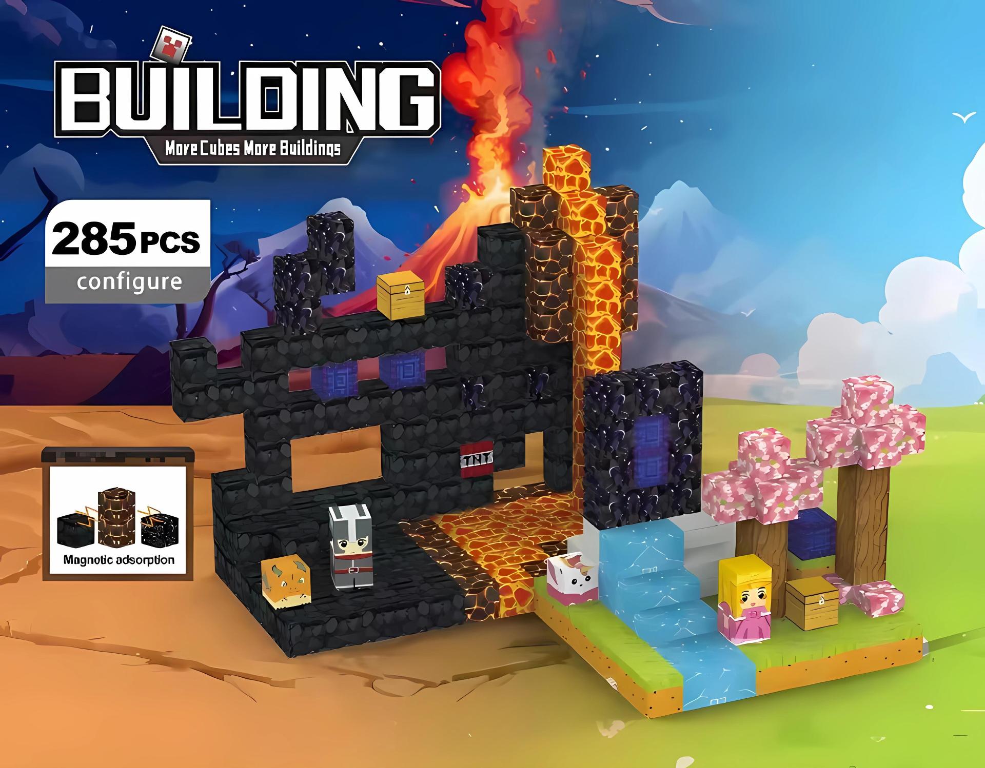 Minecraft Magnetic Building Blocks