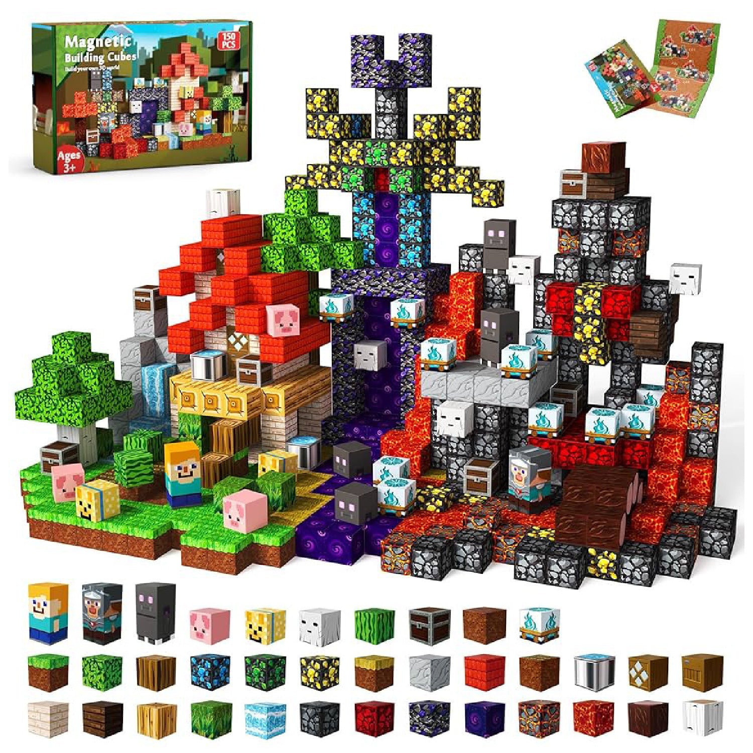 Minecraft Magnetic Building Blocks