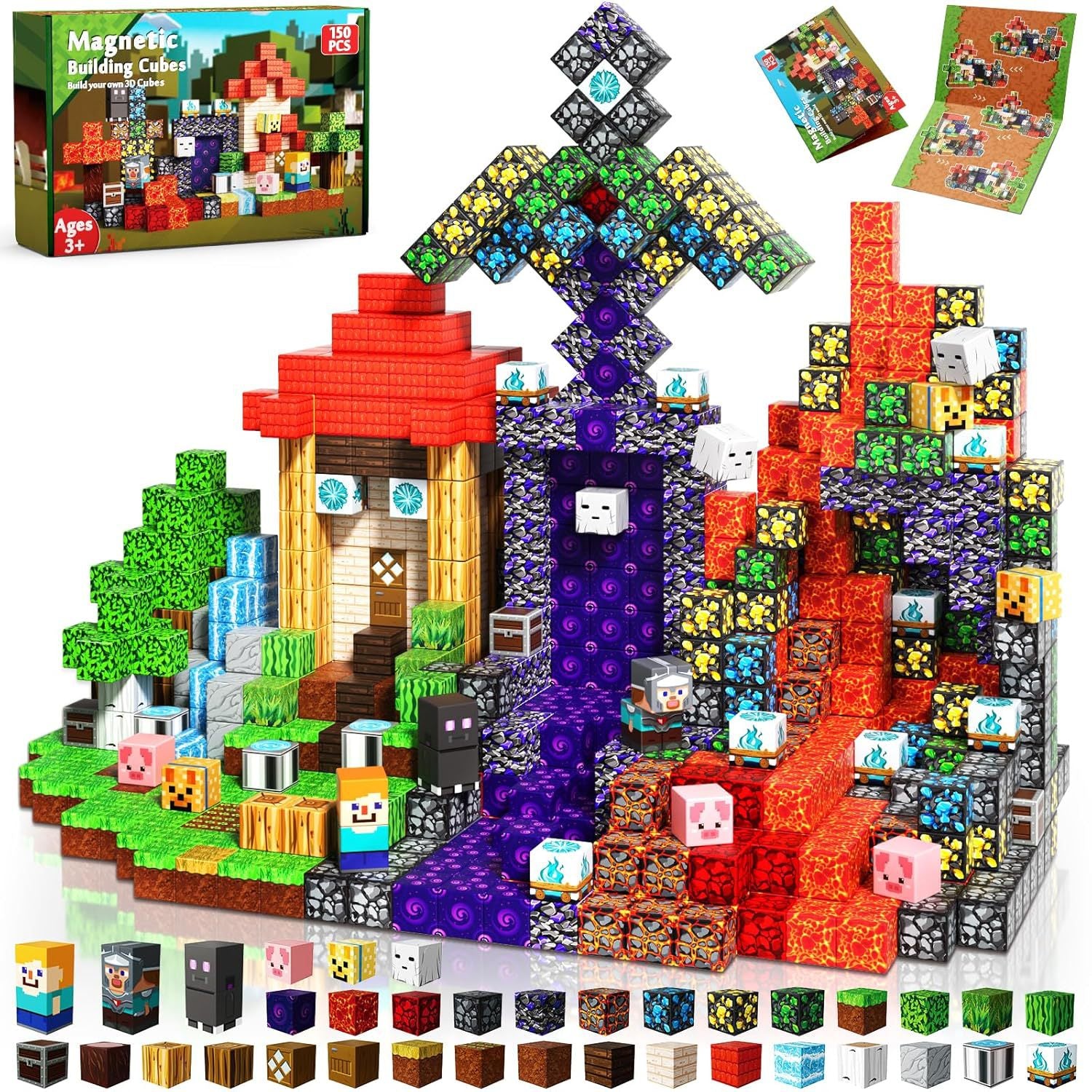 Minecraft Magnetic Building Blocks