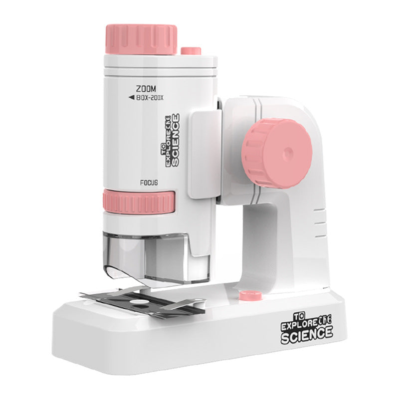 Kids Portable Microscope Science Kit