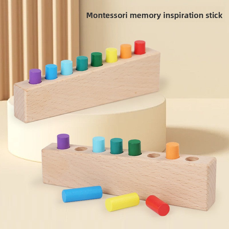 Montessori Shape Sorter Wooden Toy — Colour Recognition & Fine Motor Skills Learning Toy for Toddlers Ages 1–4