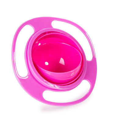 Anti-Spill Gyro Bowl  — 360° Rotating Spill-Proof Toddler Snack Bowl