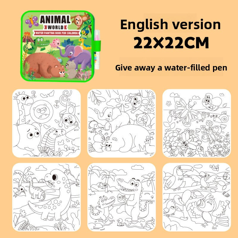 Reusable Magic Water Painting Book