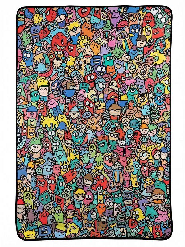 Washable Coloring Blanket