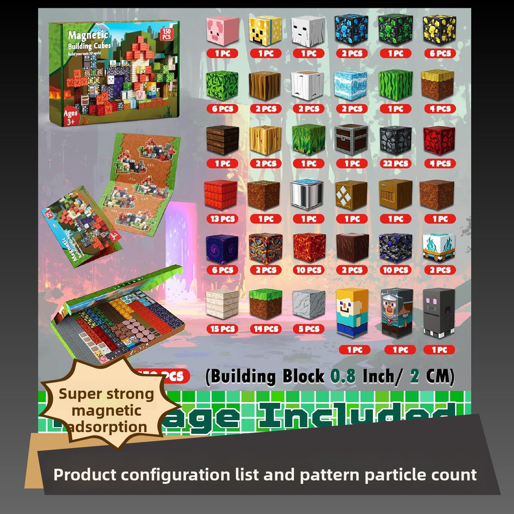 Minecraft Magnetic Building Blocks