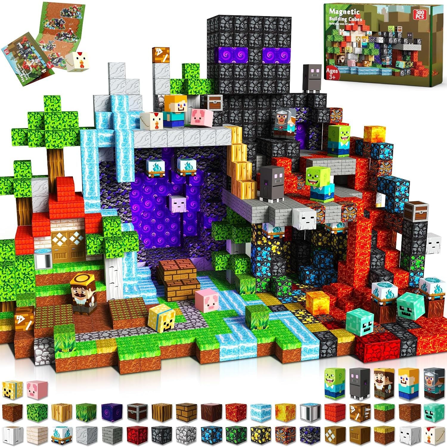Minecraft Magnetic Building Blocks