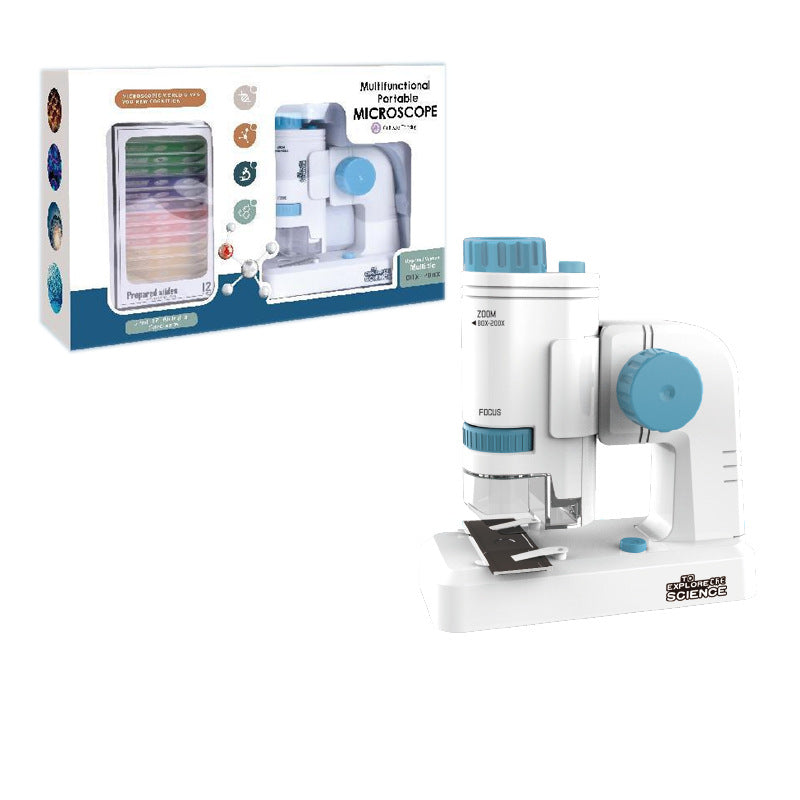 Kids Portable Microscope Science Kit