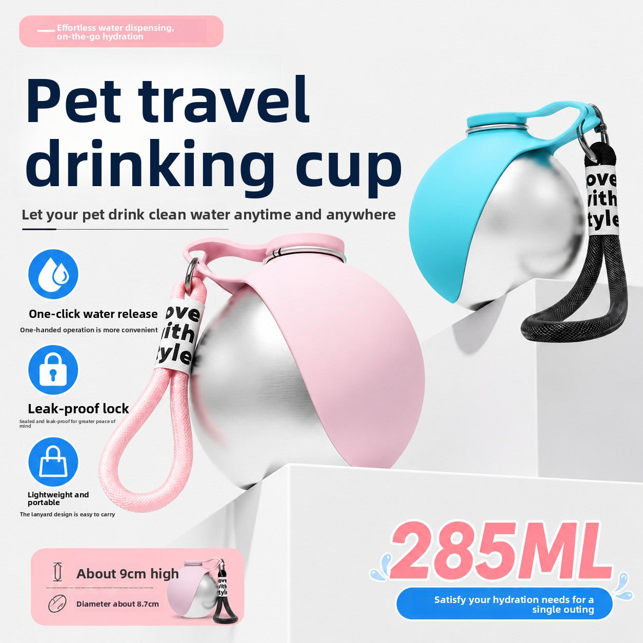 Portable Pet Water Bottle