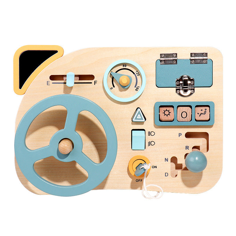 Wooden Steering Wheel Toy