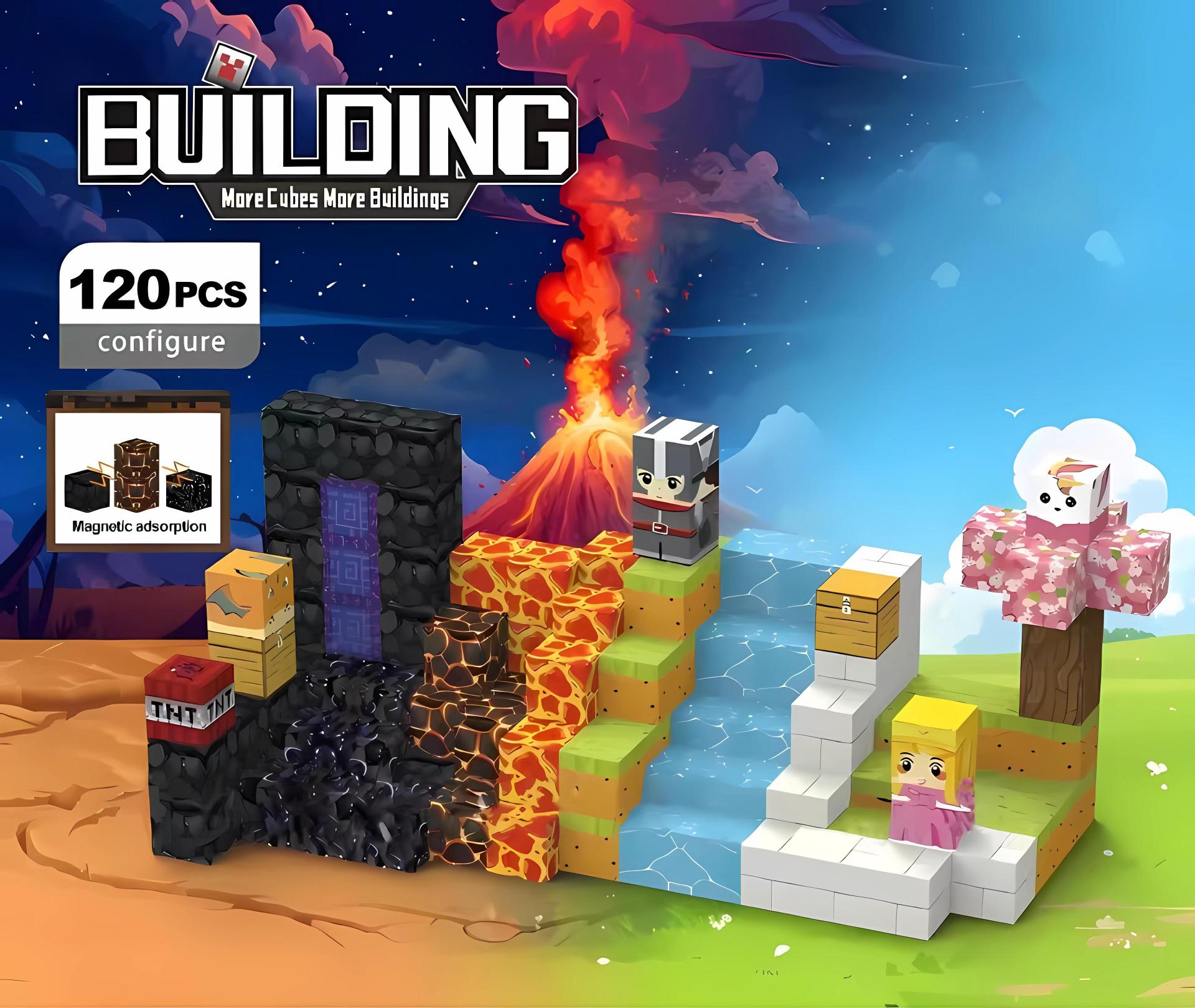 Minecraft Magnetic Building Blocks