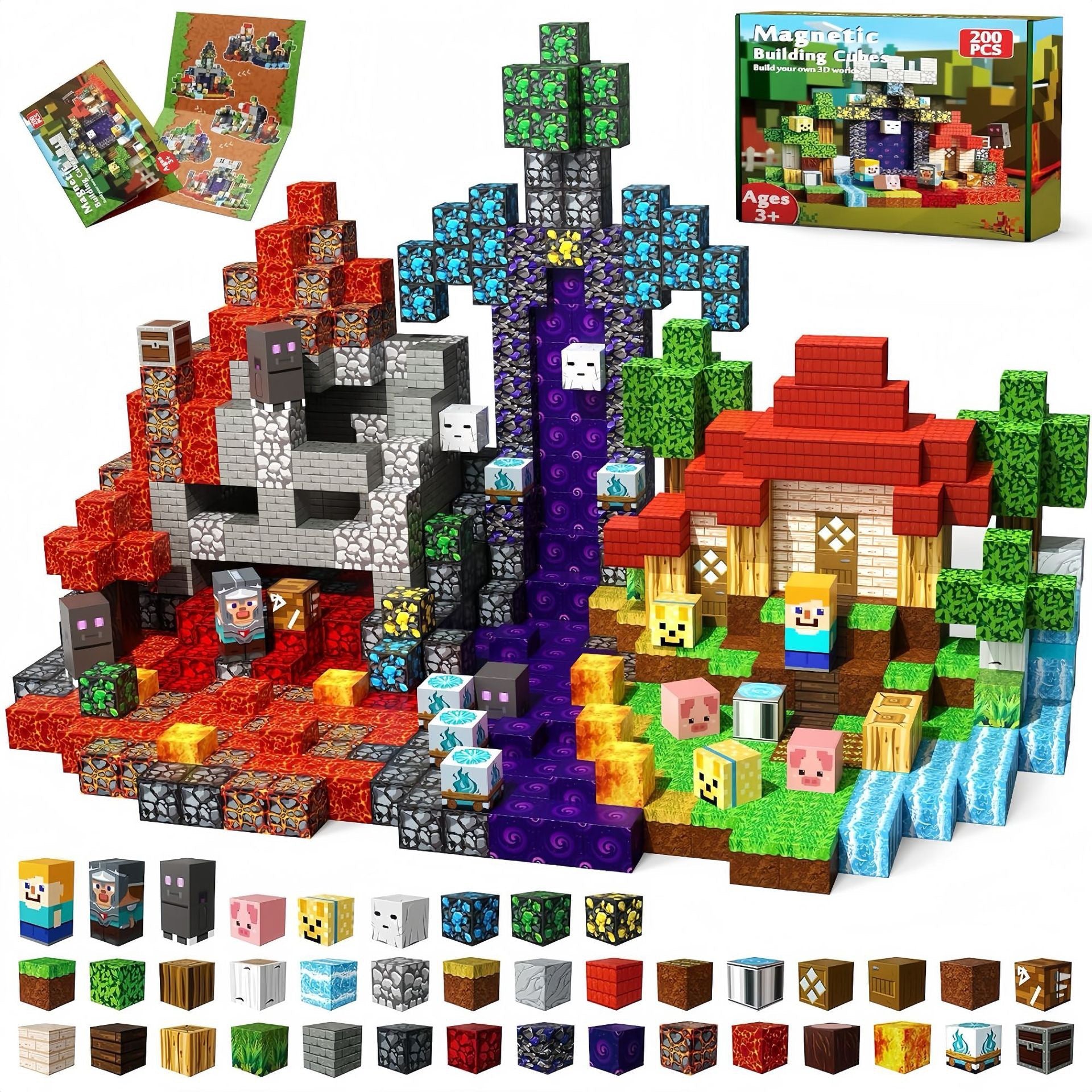 Minecraft Magnetic Building Blocks