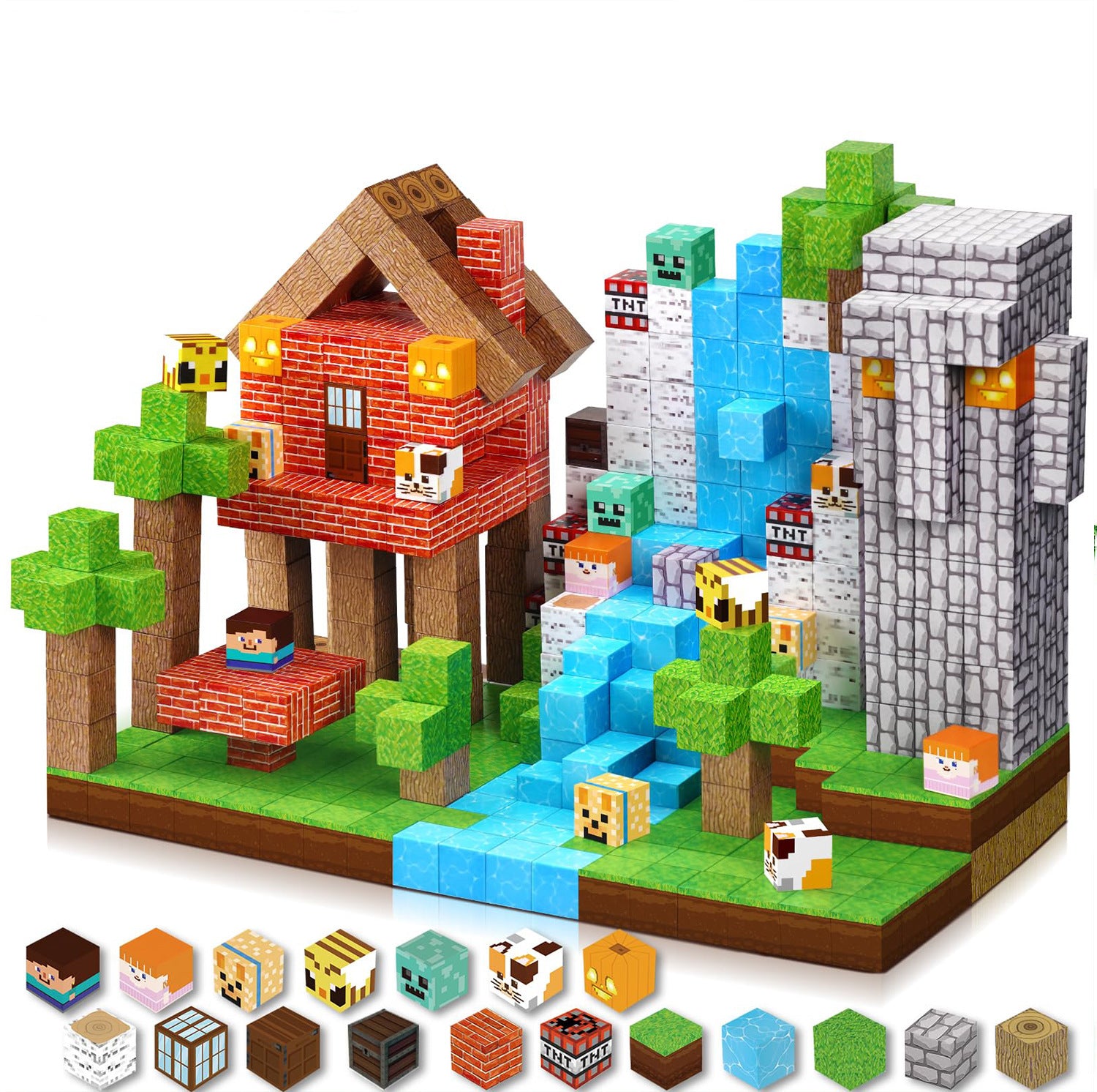 Minecraft Magnetic Building Blocks