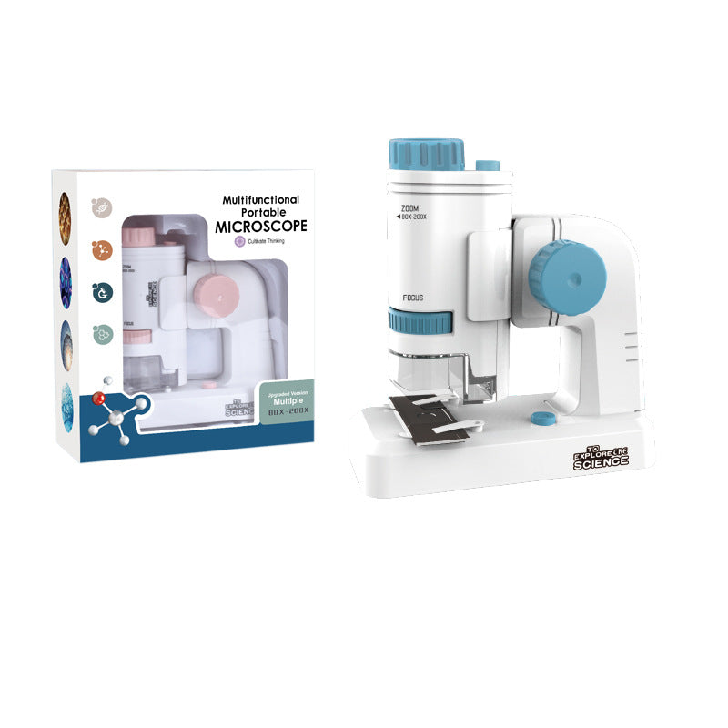 Kids Portable Microscope Science Kit