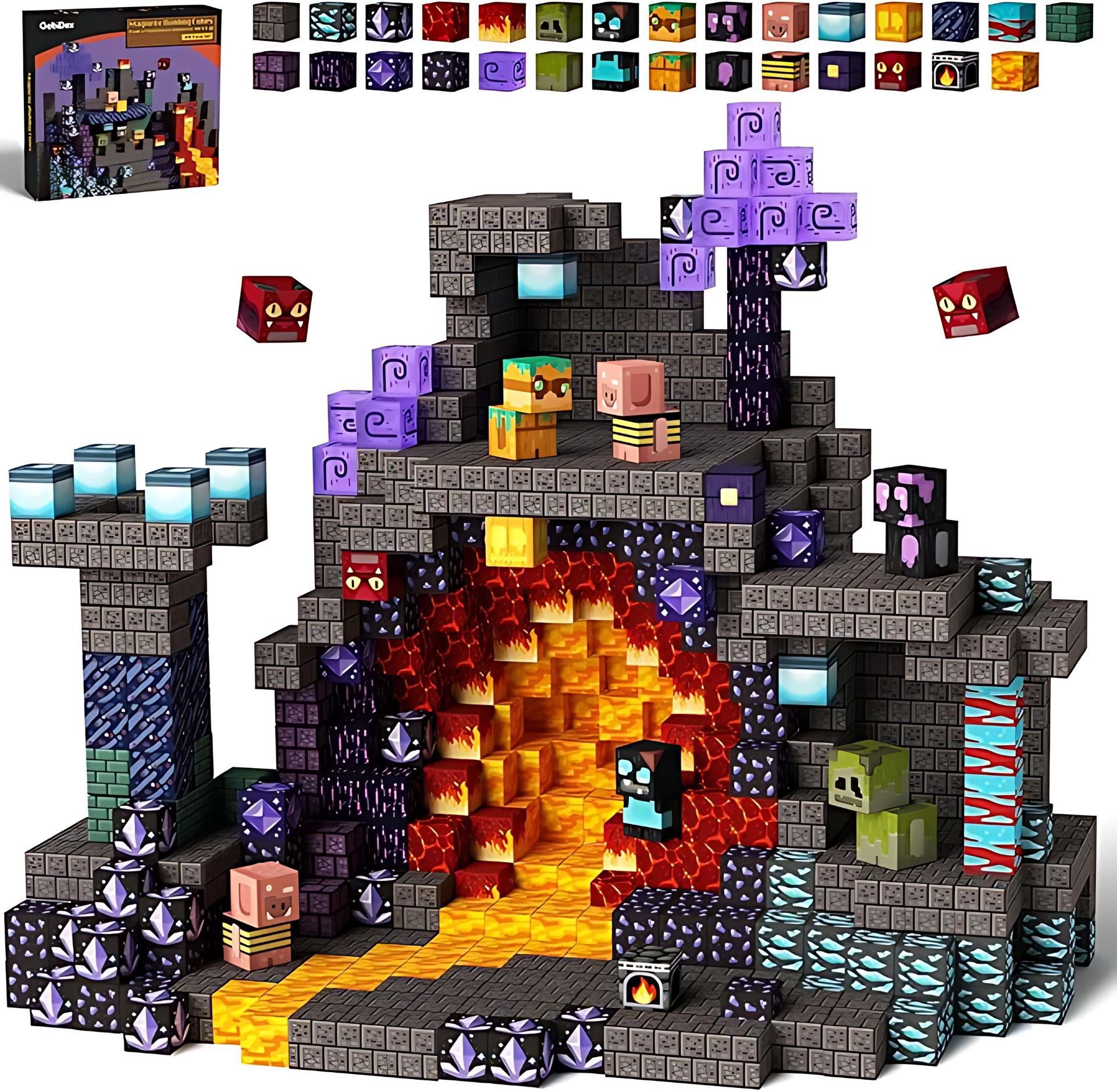 Minecraft Magnetic Building Blocks