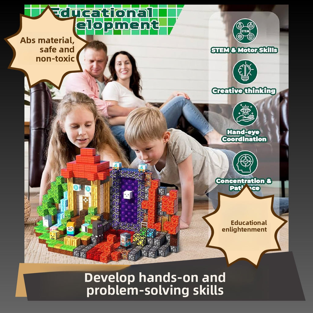 Minecraft Magnetic Building Blocks