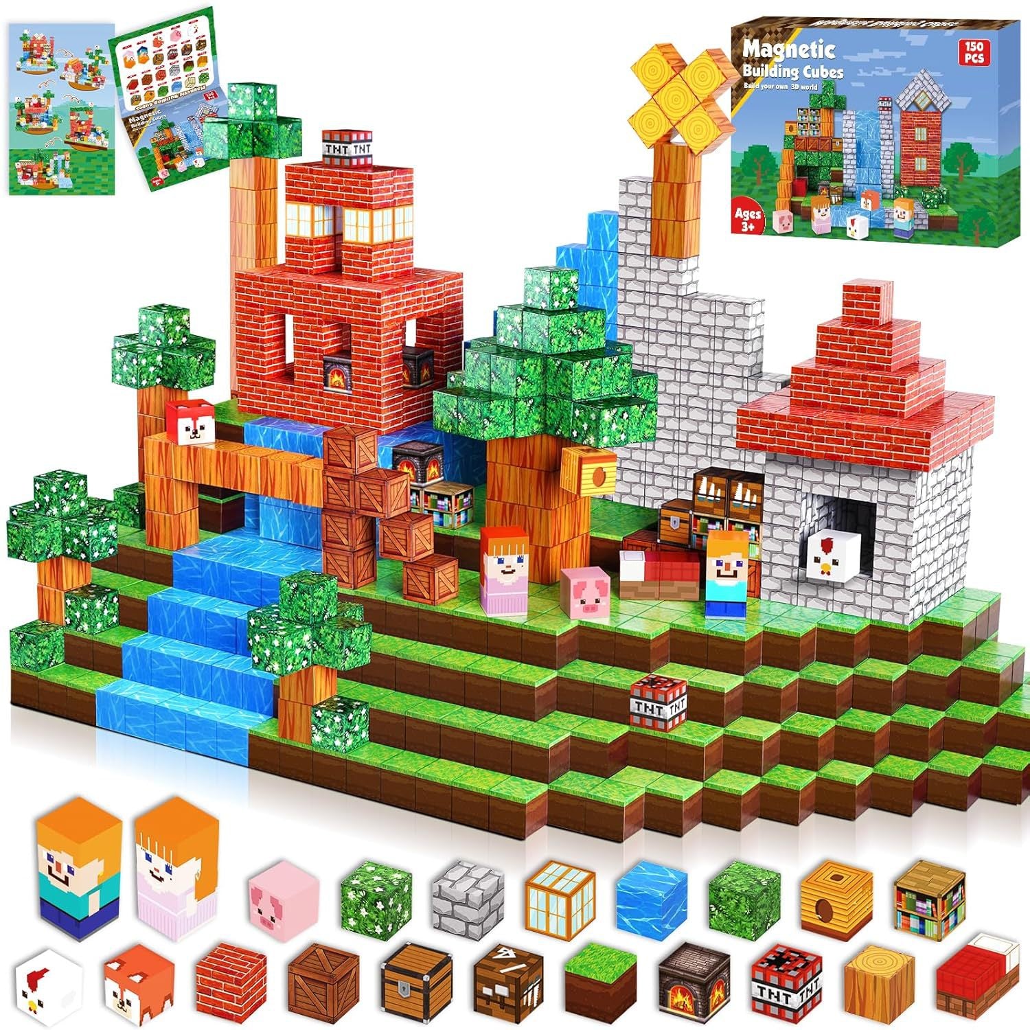 Minecraft Magnetic Building Blocks
