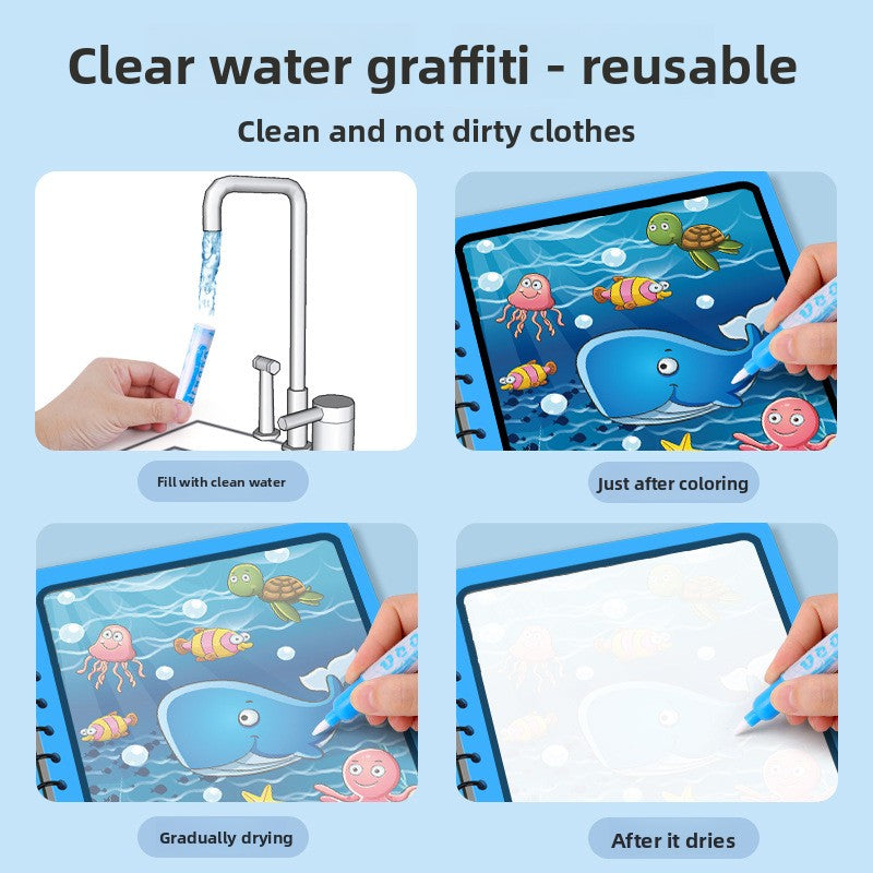 Reusable Water Drawing Book