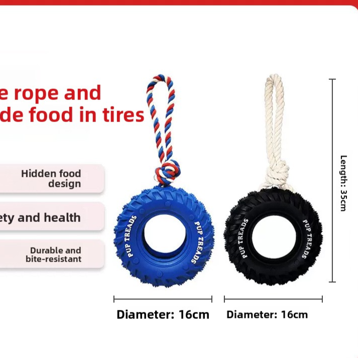 Rubber Chew Toy for Dogs