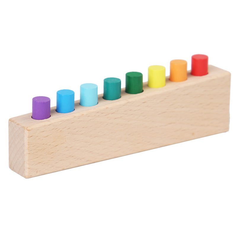 Montessori Shape Sorter Wooden Toy — Colour Recognition & Fine Motor Skills Learning Toy for Toddlers Ages 1–4